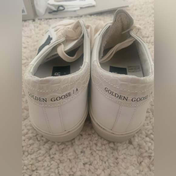 Golden Goose Hi Star NIB Auth White Black Ivory - Picture 7 of 12